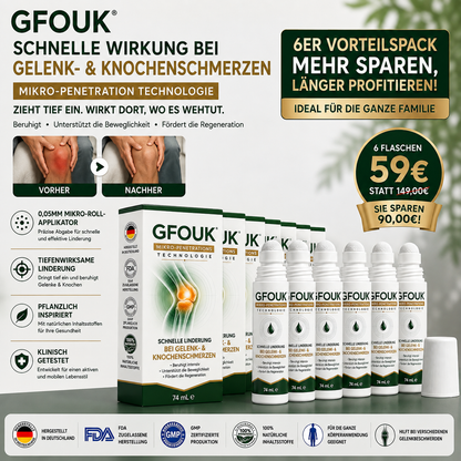 GFOUK® 0,05 mm Mikro-Nadel-Roller zur Unterstützung der Knochen- und Gelenkregeneration (0.05MM)