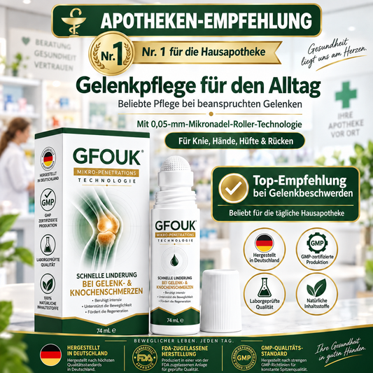 GFOUK® （0.05 mm） Mikro-Nadel-Roller zur Unterstützung der Knochen- und Gelenkregeneration