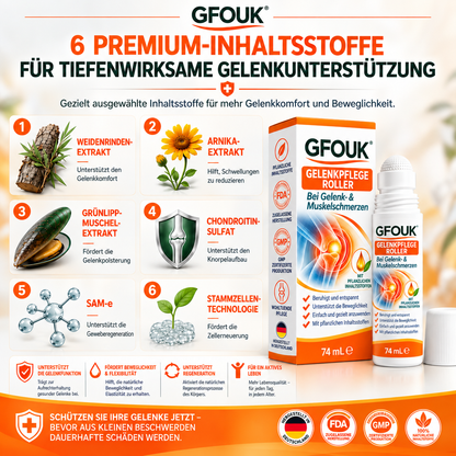 GFOUK® 0,05 MM Mikro-Nadel-Roller zur Unterstützung der Knochen- und Gelenkregeneration (0.05MM)