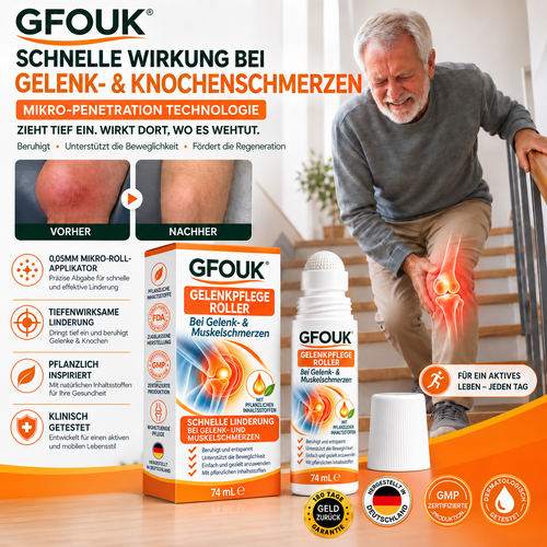 GFOUK® 0,05 MM Mikro-Nadel-Roller zur Unterstützung der Knochen- und Gelenkregeneration (0.05MM)