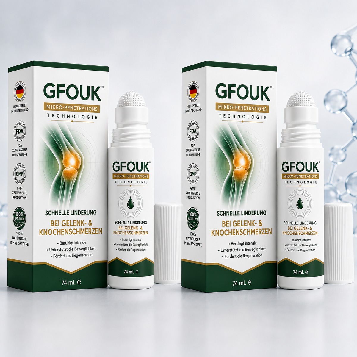 GFOUK® 0,05 mm Mikro-Nadel-Roller zur Unterstützung der Knochen- und Gelenkregeneration