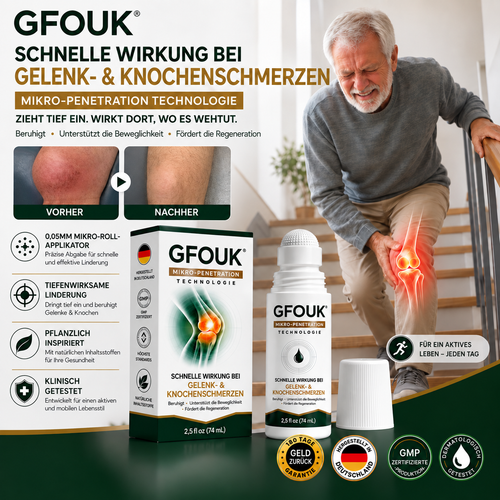 GFOUK® 0,05 mm Mikro-Nadel-Roller zur Unterstützung der Knochen- und Gelenkregeneration (0.05MM)