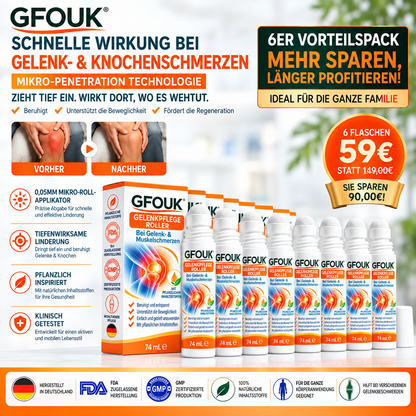 GFOUK® 0,05 MM Mikro-Nadel-Roller zur Unterstützung der Knochen- und Gelenkregeneration (0.05MM)