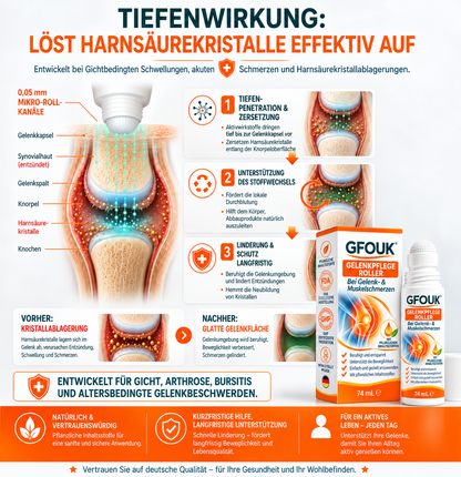 GFOUK® 0,05 MM Mikro-Nadel-Roller zur Unterstützung der Knochen- und Gelenkregeneration (0.05MM)