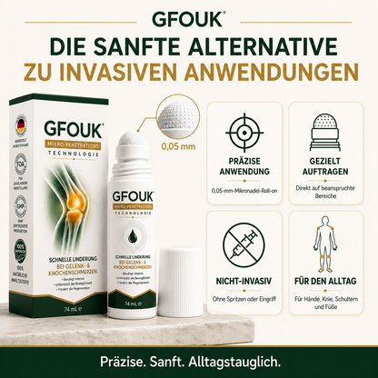GFOUK® 0,05 mm Mikro-Nadel-Roller zur Unterstützung der Knochen- und Gelenkregeneration