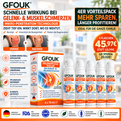 GFOUK® 0,05 MM Mikro-Nadel-Roller zur Unterstützung der Knochen- und Gelenkregeneration (0.05MM)